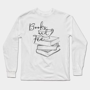 Books and tea Long Sleeve T-Shirt